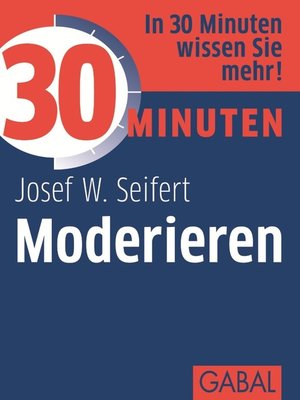 cover image of 30 Minuten Moderieren